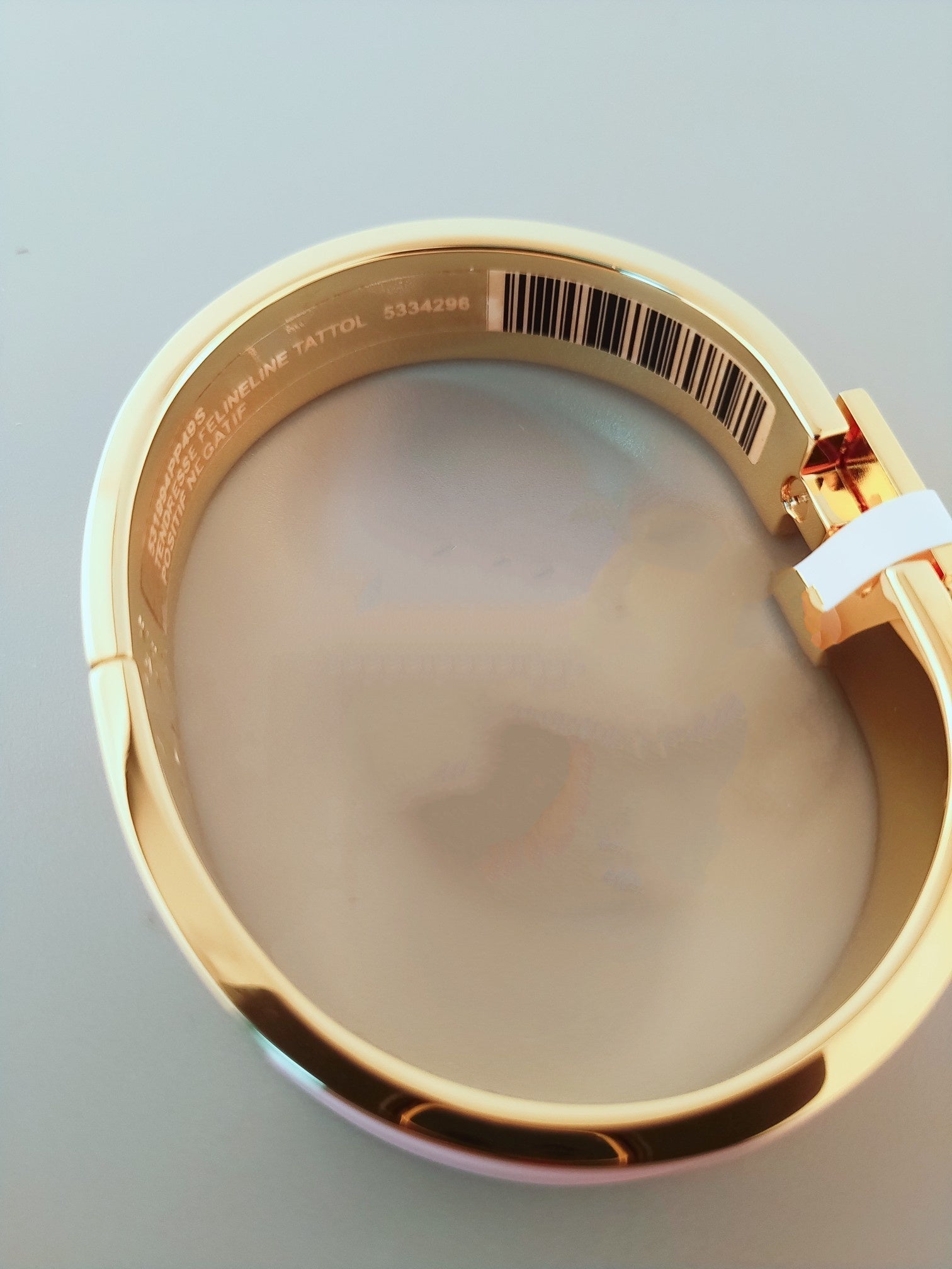 HERMES H RED BRACELET