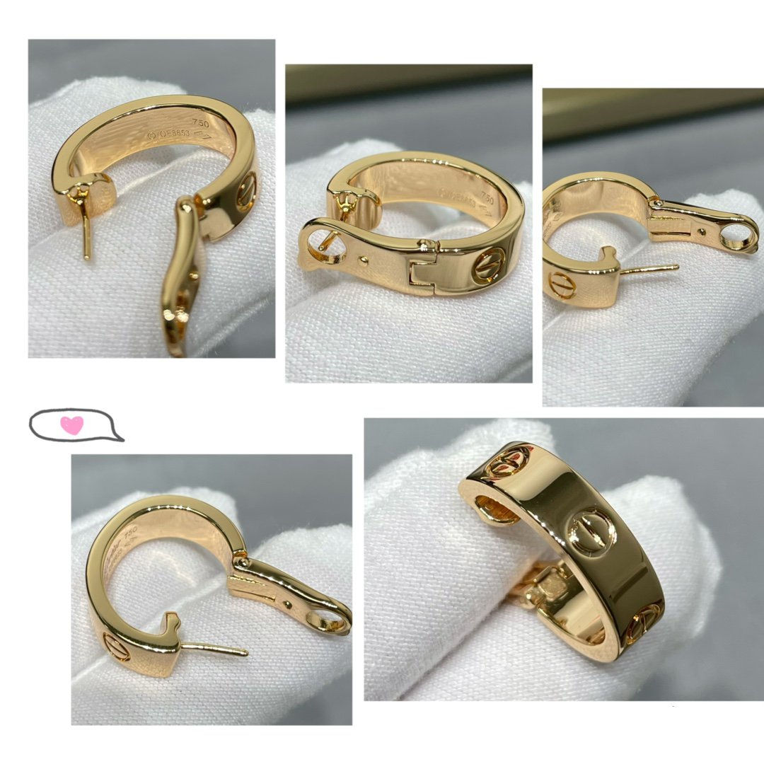 CARTIER LOVE 5.5MM EARRINGS